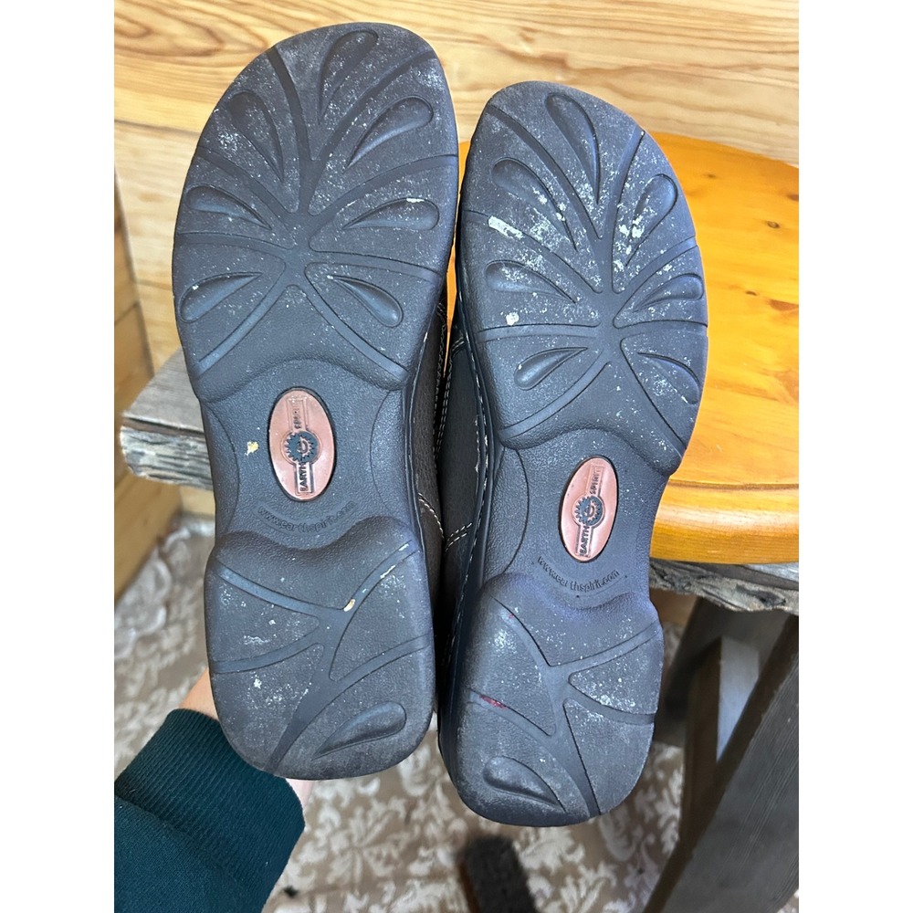 Earth Spirit Kenya-B‎ Womens 8.5 Brown Leather Slip On Loafers Gelron 2000 Comfy - Picture 6 of 9